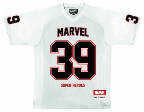 T-shirt Homme Sport Us - Marvel - Super Heroes 39 - Blanc - Taille L